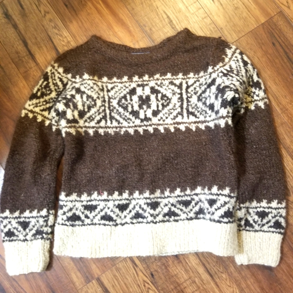 Thick warm wool sweater